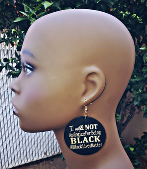 NO APOLOGIES EARRINGS